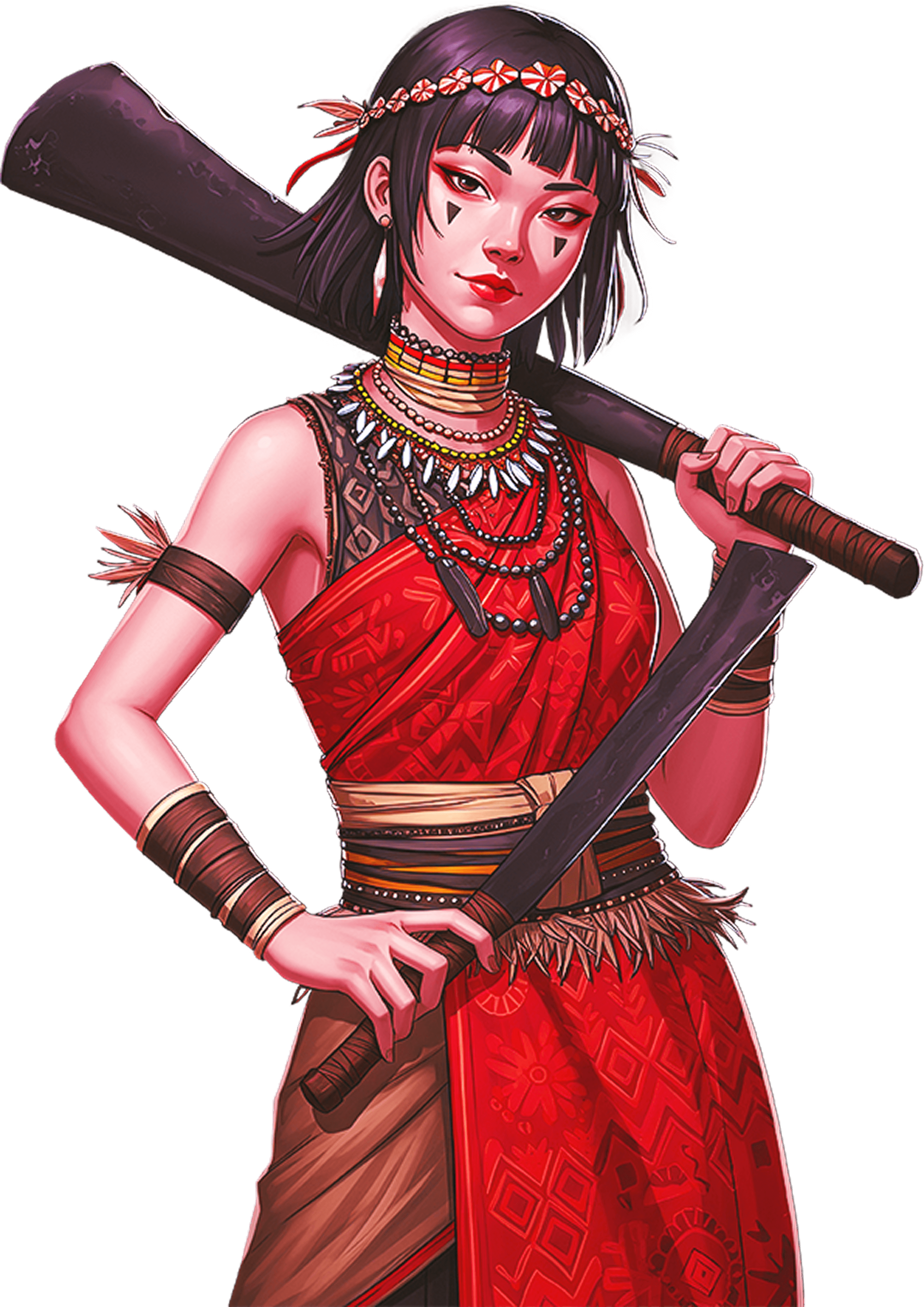 Cosplay asiatique style amazone